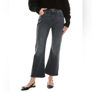 Current/Elliott EUC 26 The Boulevard Crop Bootcut Jean in “Graphite”